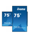 iiyama Monitor 75 cali LH7575UHS-B1AG, 24/7,IPS,ANDROID.11,4K,500cd/m2,WiFi,3xHDMI,DP,Daisy/Chain,2xUSB,2x10W,RJ45,iiSignage2,FailOver,SDM,4GB/32GB,metal,PIO - nr 76