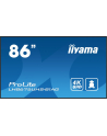 iiyama Monitor 85.6 calowy LH8675UHS-B1A, 24/7,IPS,ANDROID.11,4K,500cd/m2,WiFi,3xHDMI,DP,Daisy/Chain,2xUSB,2x10W,RJ45,iiSignage2,FailOver,SDM,4GB/32GB,metal, - nr 1