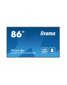 iiyama Monitor 85.6 calowy LH8675UHS-B1A, 24/7,IPS,ANDROID.11,4K,500cd/m2,WiFi,3xHDMI,DP,Daisy/Chain,2xUSB,2x10W,RJ45,iiSignage2,FailOver,SDM,4GB/32GB,metal, - nr 58