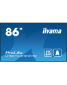 iiyama Monitor 85.6 calowy LH8675UHS-B1A, 24/7,IPS,ANDROID.11,4K,500cd/m2,WiFi,3xHDMI,DP,Daisy/Chain,2xUSB,2x10W,RJ45,iiSignage2,FailOver,SDM,4GB/32GB,metal, - nr 87