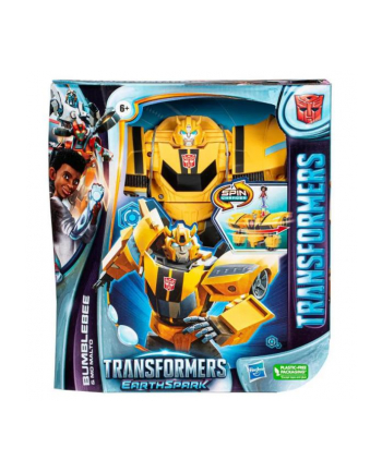 PROMO Transformers EarthSpark Spin Changer Bumblebee i Mo Malto F7662 HASBRO