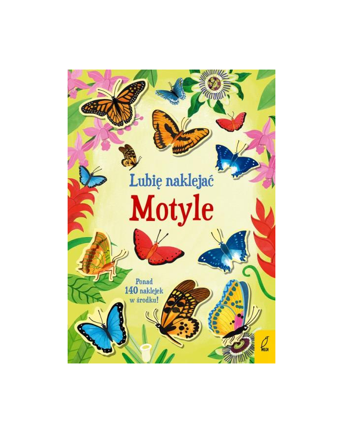 foksal Książeczka Lubię naklejać. Motyle główny