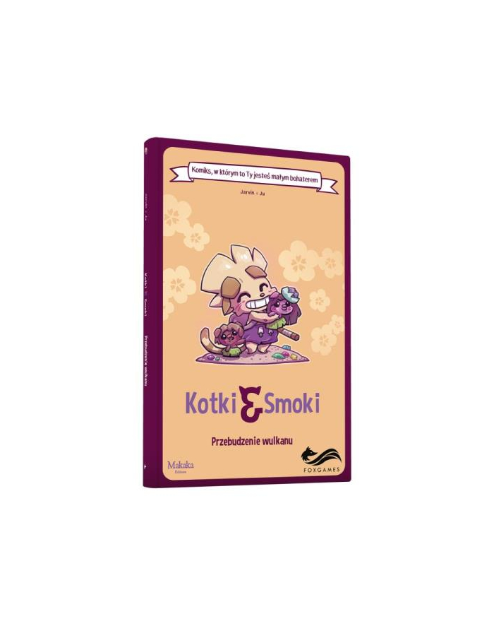 foksal Książeczka Komiks paragrafowy. Kotki i smoki. Przebudzenie wulkanu. główny