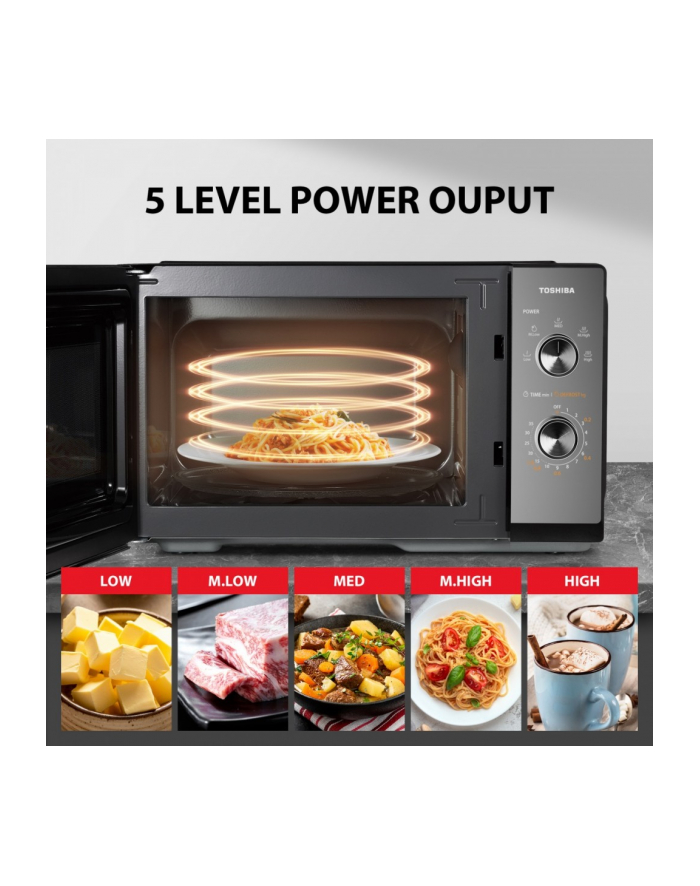 toshiba Kuchnia mikrofalowa MM2-EM20PF(MB) Mirror główny