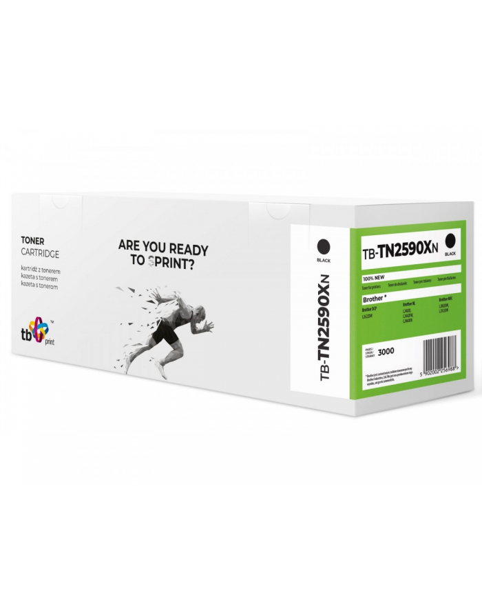 tb print Toner do Bczerwonyher TN2590XL TB-TN2590XN BK 100% nowy główny