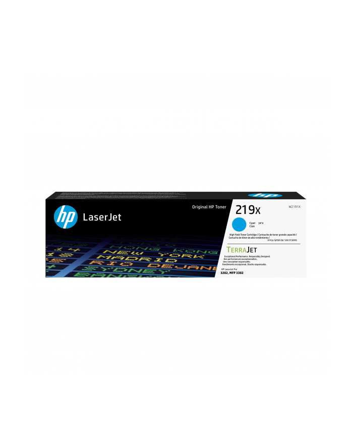 hp inc. Toner 219X W2191X cyan główny