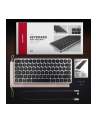 axagon HMC-KB-US Klawiatura USB-C 5Gbps w. HUB, microSD/SD, 3x USB-A, HDMI 4K/60Hz, PD 100W, Audio, US layout - nr 23