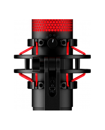 Hyperx Mikrofon QuadCast czarno-czerwony (4P5P6AA)