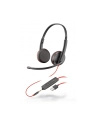 no name POLY Blackwire 3225 Zestaw słuchawkowy Przewodowa Opaska na głowę Połączenia/muzyka USB Typu-A Czarny - nr 2