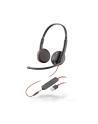 no name POLY Blackwire 3225 Zestaw słuchawkowy Przewodowa Opaska na głowę Połączenia/muzyka USB Typu-A Czarny - nr 4