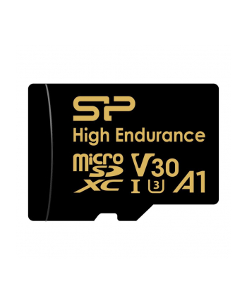 Karta pamięci Silicon Power microSDXC High Endurance Golden Series 128GB V30 UHS-1 U3 A1 4K UHD + adapter