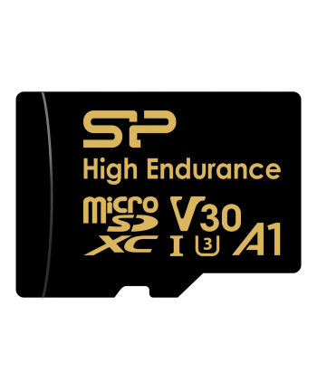 Karta pamięci Silicon Power microSDXC High Endurance Golden Series 128GB V30 UHS-1 U3 A1 4K UHD + adapter nr 2