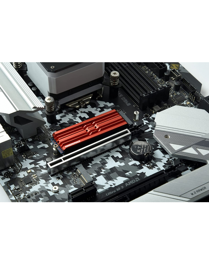 Enermax ESC001 M.2 SSD Cooler Heatsink (red) główny