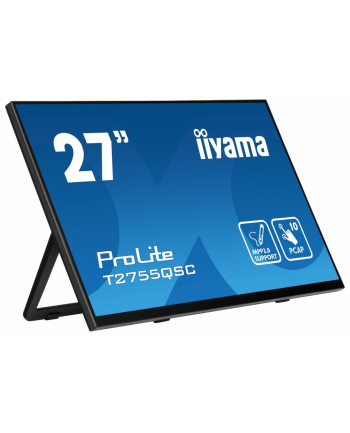 iiyama Monitor 27 cali T2755QSC-B1 Dotyk, USB, HDMI, IPS, QHD nr 1