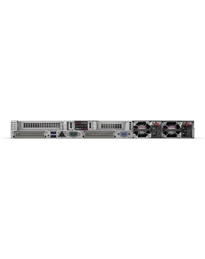 hewlett packard enterprise HPE ProLiant DL360 Gen11 Intel Xeon Silver 4510 2.4GHz 12c 1P 64GB-R 8SFF MR408i-o 2x960GB SSD 2x1000W PS EMEA Server główny