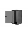 DIGITUS 10inch 12U wall mounting cabinet SOHO PRO 595 x 315 x 300mm Kolor: CZARNY - nr 22