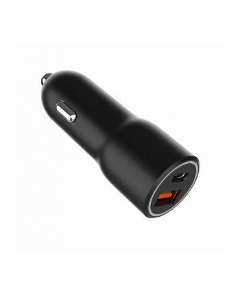 GEMBIRD Szybka ładowarka samochodowa 2x USB Type-C PD 38W czarna