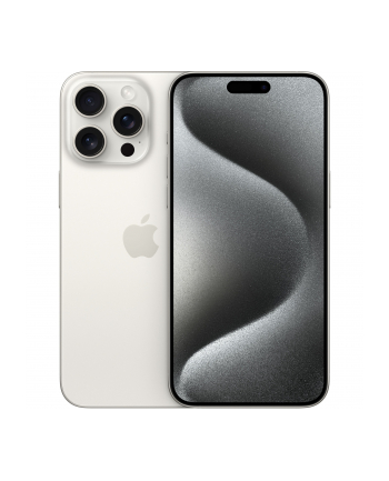 Apple iPhone 15 Pro Max - 6.7 - 256GB, Mobile Phone (Titanium White, iOS, NON D-EP)