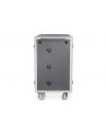 DIGITUS Charging trolley 15.6inch USB-C 30 charge bases PDU fan 1260 x 824 x 650mm - nr 19