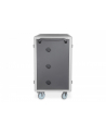 DIGITUS Charging trolley 15.6inch USB-C 30 charge bases PDU fan 1260 x 824 x 650mm - nr 37