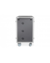DIGITUS Charging trolley 15.6inch USB-C 30 charge bases PDU fan 1260 x 824 x 650mm - nr 49