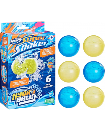 Hasbro Nerf Super Soaker Hydro Balls 6 Pack Water Toys