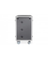 DIGITUS Charging trolley 15.6inch USB-C 30 charge bases PDU fan 1260 x 824 x 650mm - nr 49