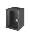 DIGITUS 10inch 9U wall mounting cabinet SOHO PRO 460 x 315 x 300mm Kolor: CZARNY - nr 14