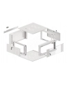 Szafa instalacyjna Lanberg rack wisząca 19'' 4U 600 drzwi szklane szara (złożona) - nr 6