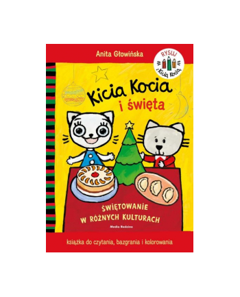 media rodzina Książeczka Kicia Kocia i święta. Kolorowanka