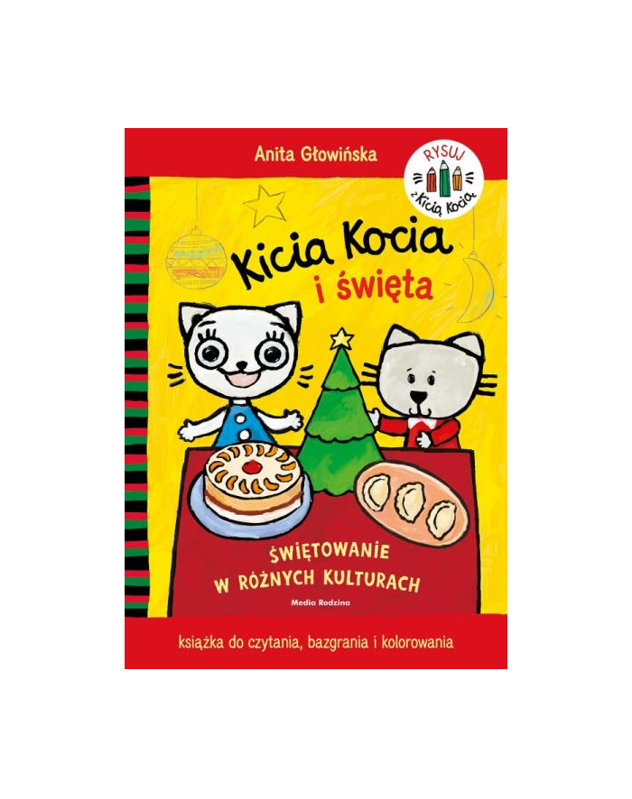 media rodzina Książeczka Kicia Kocia i święta. Kolorowanka główny