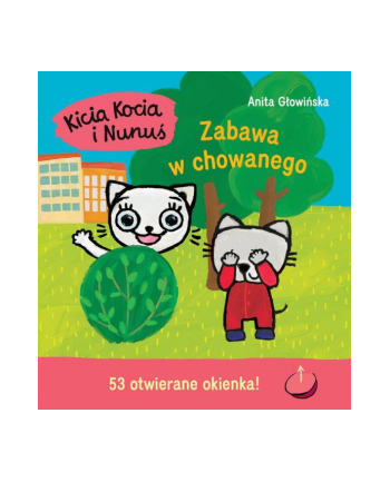media rodzina Książeczka Kicia Kocia i Nunuś. Zabawa w chowanego