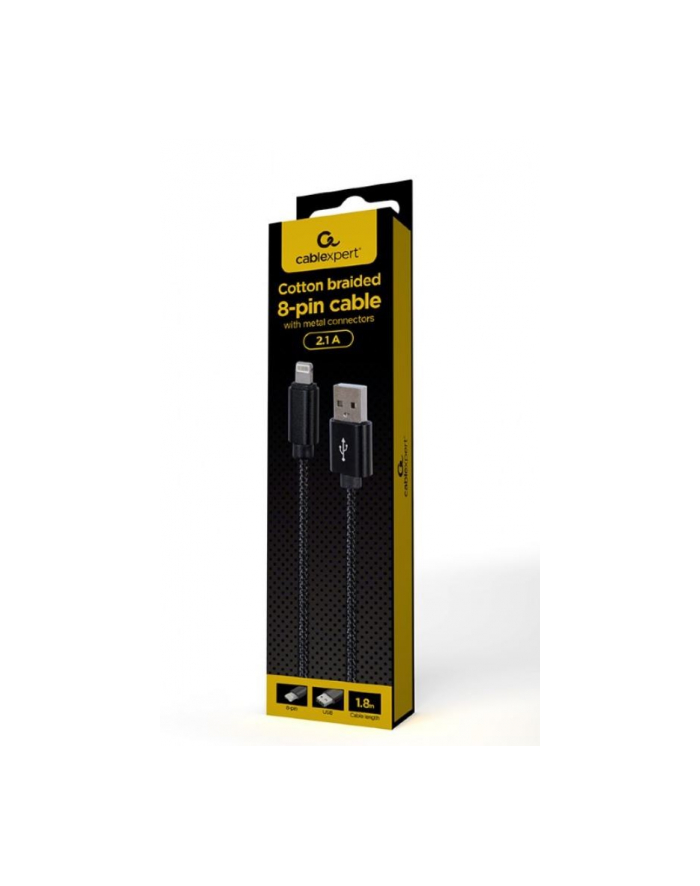 gembird Kabel USB-A do 8pin iPhone 1.8m Oplot główny