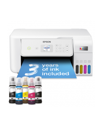 epson Urządzenie wielofunkcyjne L3286 ITS kolor A4/33ppm/WiFi(D)/LCD3.7cm/biała