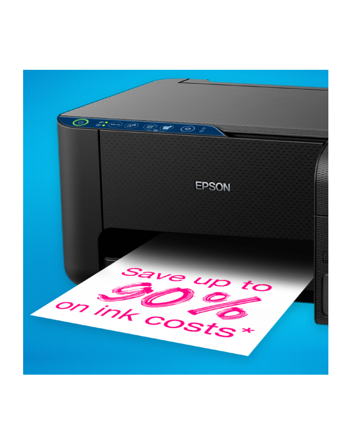 epson Urządzenie wielofunkcyjne ITS L3271 color A4/33ppm/USB/WiFi/3pl/3.9kg/niebieski panel główny