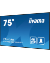 iiyama Monitor 75 cali LH7565UHSB-B1, 24/7, IPS, ANDROID 11, 4K, 800cd - nr 67