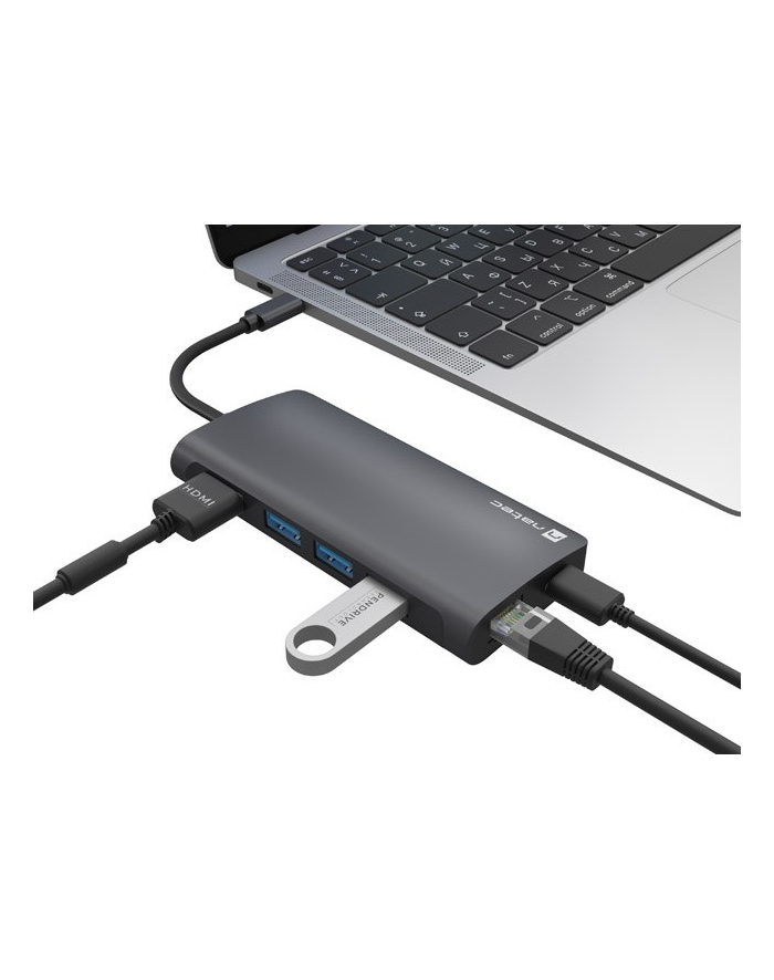 natec Multiport Adapter Fowler 2 V2 USB-C->HUB USB 3.0 3X, HDMI4K główny