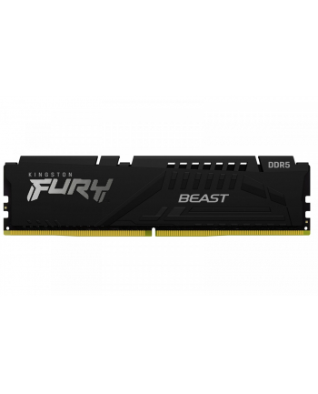 kingston Pamięć DDR5 Fury Beast 32GB(1*32GB)/6000 CL30 XMP czarna