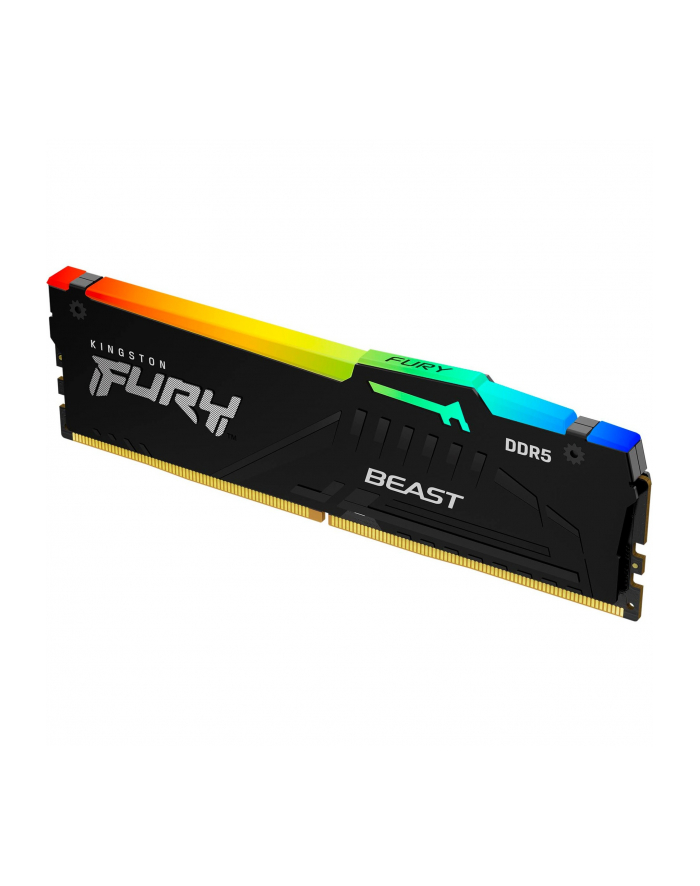 kingston Pamięć DDR5 Fury Beast RGB 32GB(1*32GB)/6000 CL30 XMP czarna główny