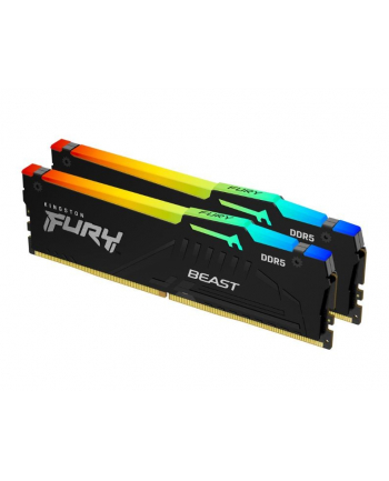 kingston Pamięć DDR5 Fury Beast RGB 32GB(1*32GB)/6000 CL30 XMP czarna