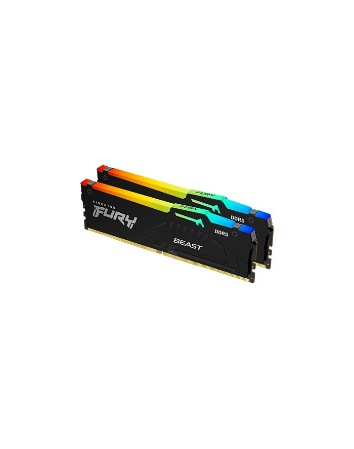 kingston Pamięć DDR5 Fury Beast RGB 16GB(2*8GB)/6000 CL30 XMP czarna główny