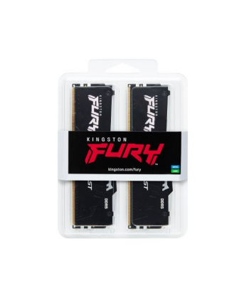 kingston Pamięć DDR5 Fury Beast RGB 32GB(2*16GB)/6000 CL30 czarna