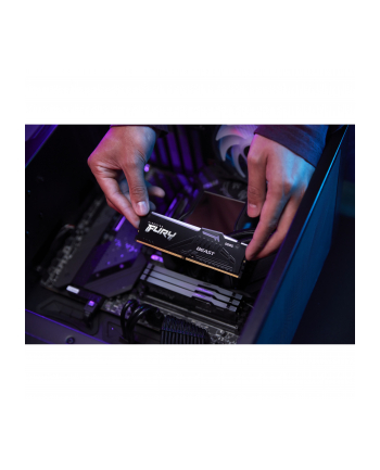 kingston Pamięć DDR5 Fury Beast RGB 16GB(1*16GB)/6000 CL30 EXPO czarna nr 1