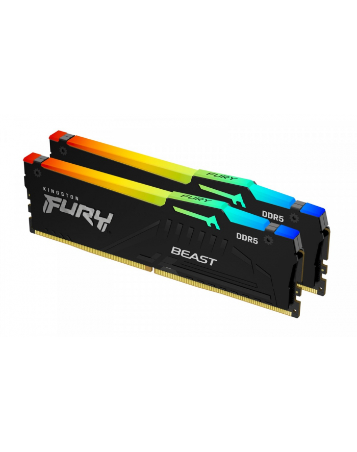 kingston Pamięć DDR5 Fury Beast RGB 64GB(2*32GB)/6000 CL30 EXPO czarna główny