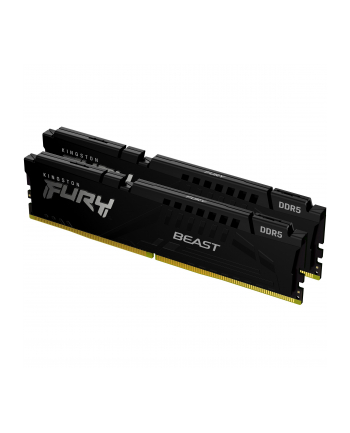 kingston Pamięć DDR5 Fury Beast 32GB(2*16GB)/6000 CL30 EXPO czarna