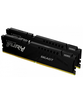 kingston Pamięć DDR5 Fury Beast 32GB(2*16GB)/6000 CL30 XMP czarna