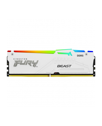 kingston Pamięć DDR5 Fury Beast RGB 64GB(2*32GB)/6000 CL30 EXPO biała