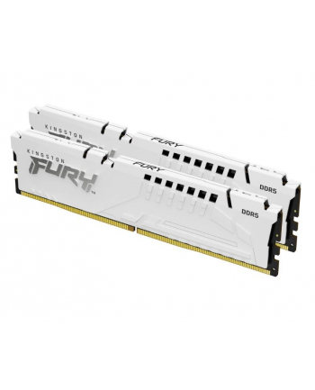 kingston Pamięć DDR5 Fury Beast 32GB(2*16GB)/6000 CL30 XMP biała