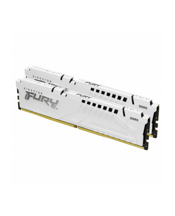 kingston Pamięć DDR5 Fury Beast 64GB(2*32GB)/6000 CL30 XMP biała