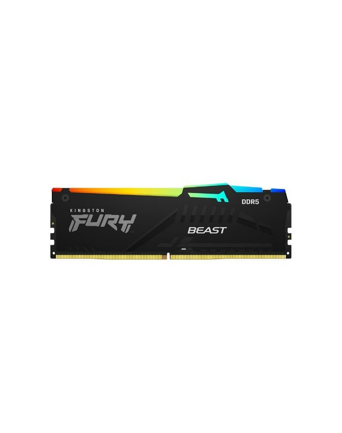 kingston Pamięć DDR5 Fury Beast RGB 16GB(1*16GB)/6400 CL32 EXPO czarna główny